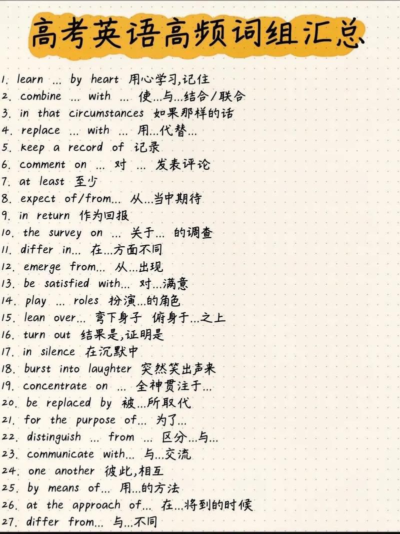常识英语词组 - 常用词汇 英语-第6张图片-牛逼常识网 常识英语词组 - 常用词汇 英语-第6张图片-牛逼常识网